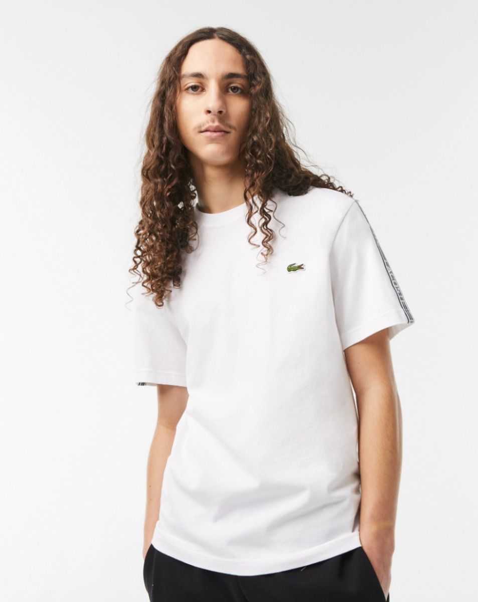 Camiseta Lacoste Blanca - camisetas hombre